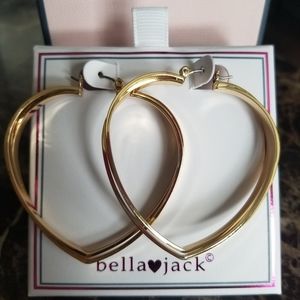 New hoop heart Earrings